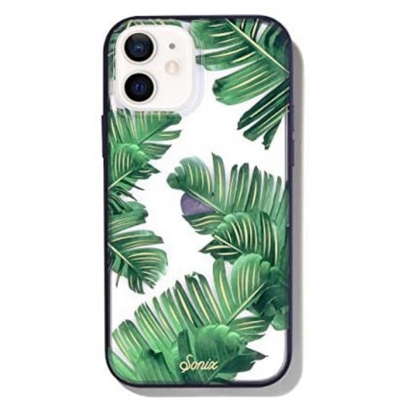 Sonix Bahamas Case for iPhone 12 /12Pro Palm Leaf Clear Cover. - Picture 1 of 7